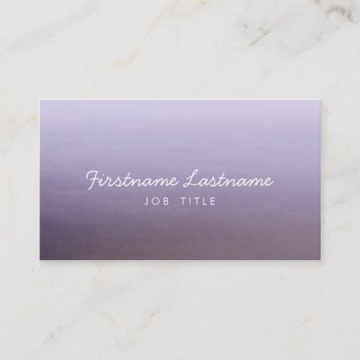 Customizable Ombre Networking Business Cards in Purple