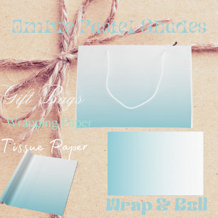Ombre Pastel Shades Large Gift Bag