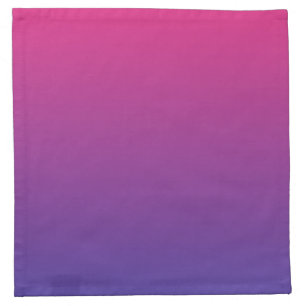 Ombre Pink and Purple Cloth Napkin