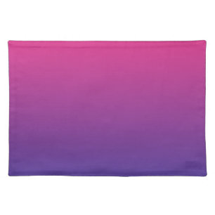Ombre Pink and Purple Cloth Placemat