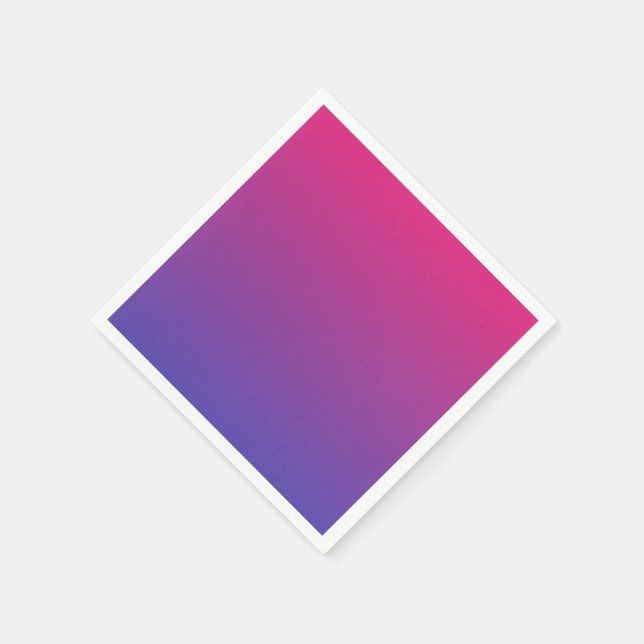 Ombre Pink and Purple Napkins (Corner)