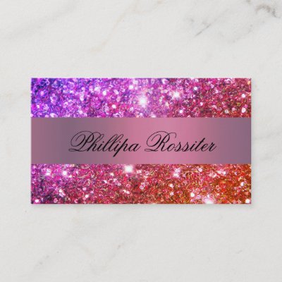 Ombre Pink and Red Glitter Event Planner