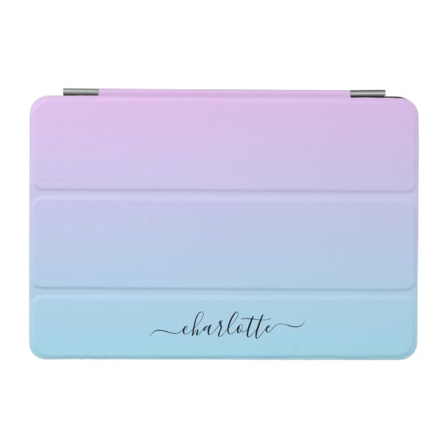 Ombré Pink and Turquoise Gradient iPad Mini Cover (Horizontal)