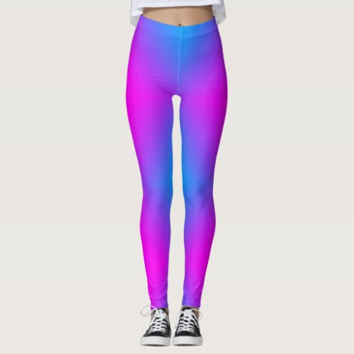 Ombre Pink Blue 4Gina Leggings