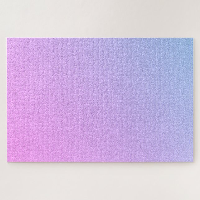 Ombre pink lilac splash paint texture modern jigsaw puzzle (Horizontal)
