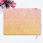 Ombre Pink Yellow Glitter Sparkles<br><div class="desc">Ombre Pink Yellow Glitter Sparkles iPad Pro Cover</div>