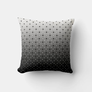 Ombre Polka Dot Throw Pillow