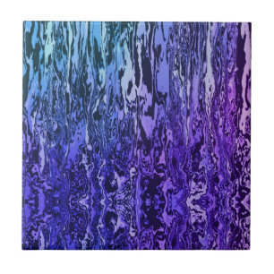 Ombre Purple Fluid Acrylic Art Ceramic Tile