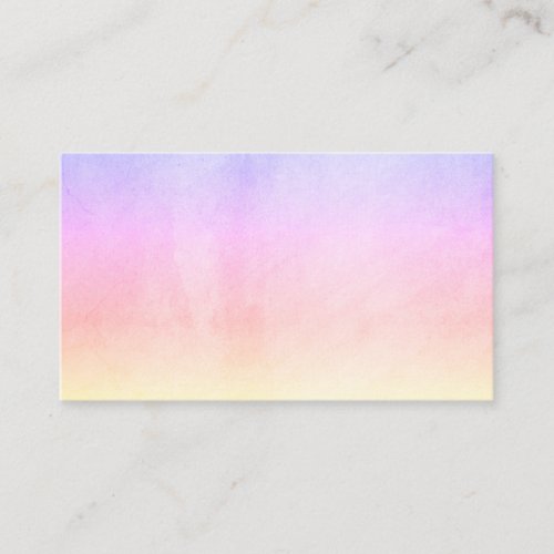 Ombr Rainbow Colors  Business Card