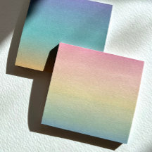 Ombré Rainbow Notes