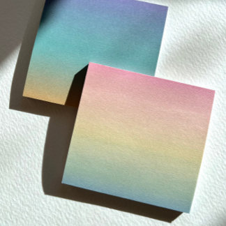 Ombré Rainbow Notes