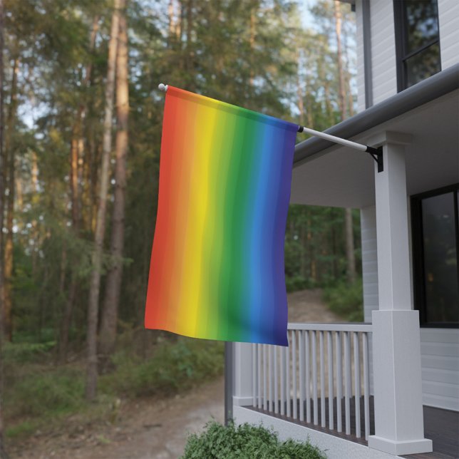 Ombre Rainbow Pride House Flag (Creator Uploaded)