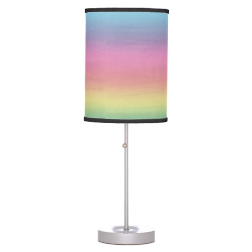 Ombre Rainbow Table Lamp