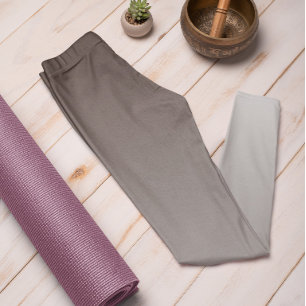 Ombre Trend Color Coffee Brown - Pastel Leggings