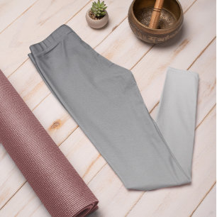 Ombre Trend Color Slate Gray - Pastel Leggings