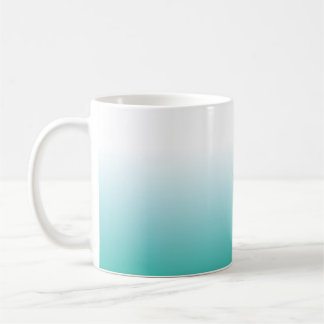 OMBRE TURQUOISE AQUA MUG
