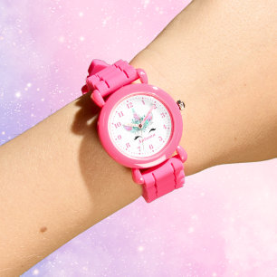 Ombre Unicorn Personalized Custom Kid's Watch