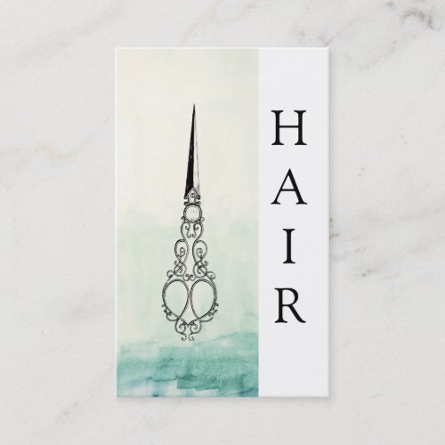 *~* Ombre Victorian Vintage Scissors HAIR SYLIST Business Card