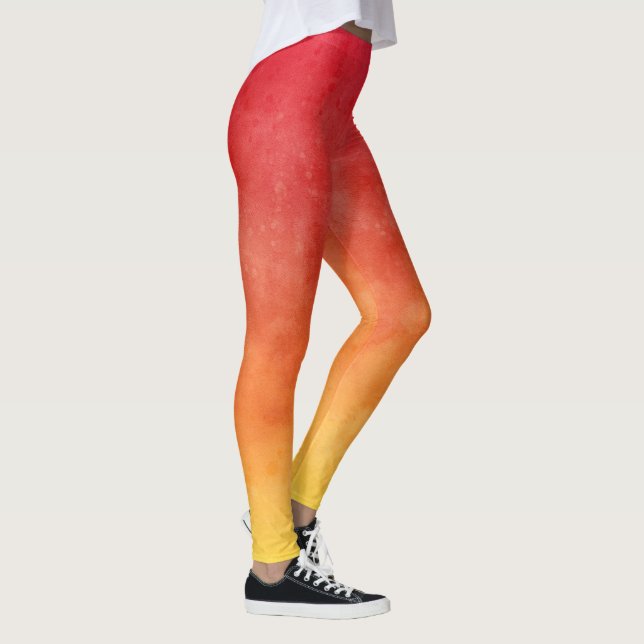 Ombre Watercolor Leggings (Right)