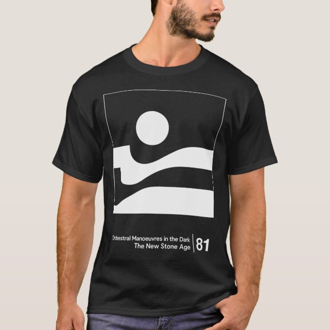 Omd - Minimal Style Graphic Artwork T-Shirt (Front)