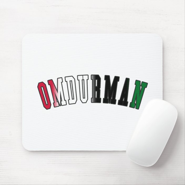 Omdurman in Sudan National Flag Colors Mousepad