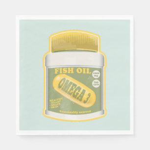 Omega 3 fish oil napkins