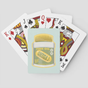 Omega 3 fish oil poker cards