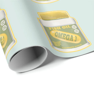 Omega 3 fish oil wrapping paper