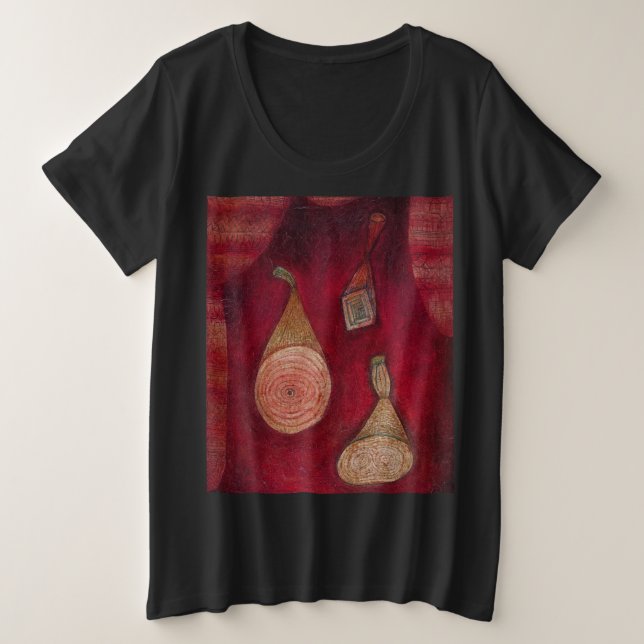 Omega 5, Traps by Paul Klee Plus Size T-Shirt (Design Front)