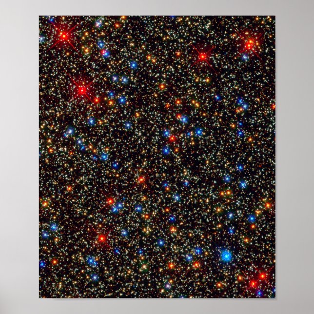 Omega Centauri giant star cluster poster (Front)