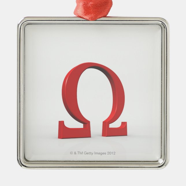 Omega Metal Ornament (Front)