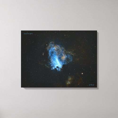 Omega Nebula M17 Canvas Print