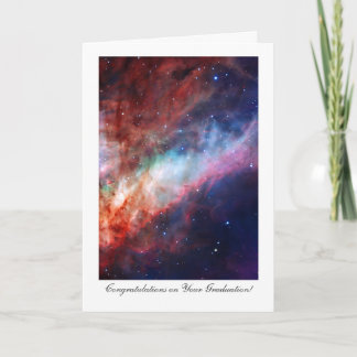 Omega Nebula, Messier 17 - Congrats on Graduating Card