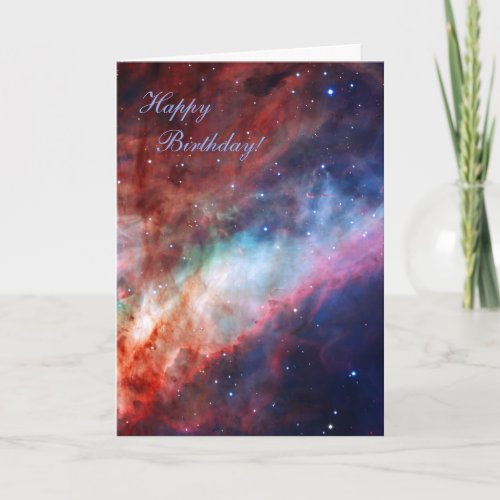 Omega Nebula _ Our Amazing Universe Card