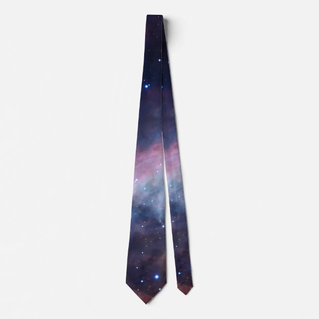 Omega Nebula Space Astronomy Nature Tie (Front)