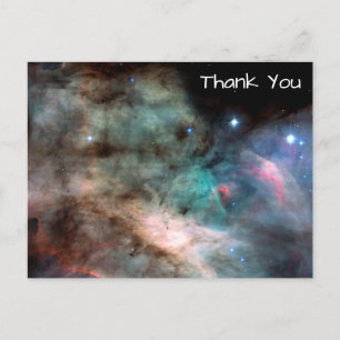 Omega Nebula Space Photo Thank You Postcard