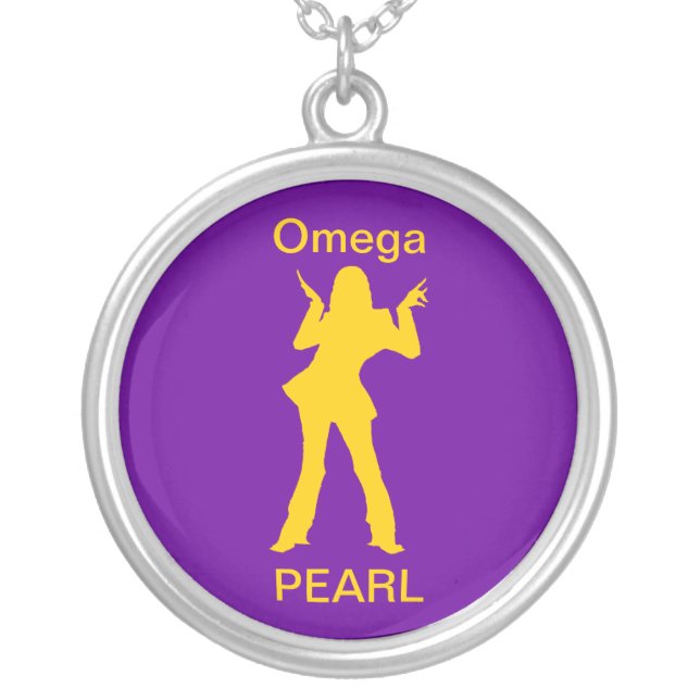Omega Pearl Necklace (Front)
