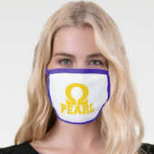 Omega Pearl Purple Face Mask (Worn Her)