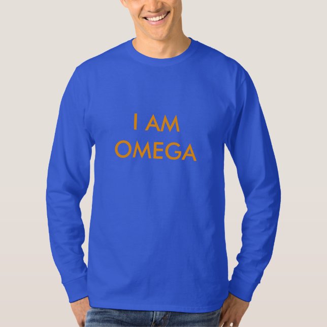 OMEGA PSI PHI FRATERNITY - I AM OMEGA T-SHIRT LONG (Front)