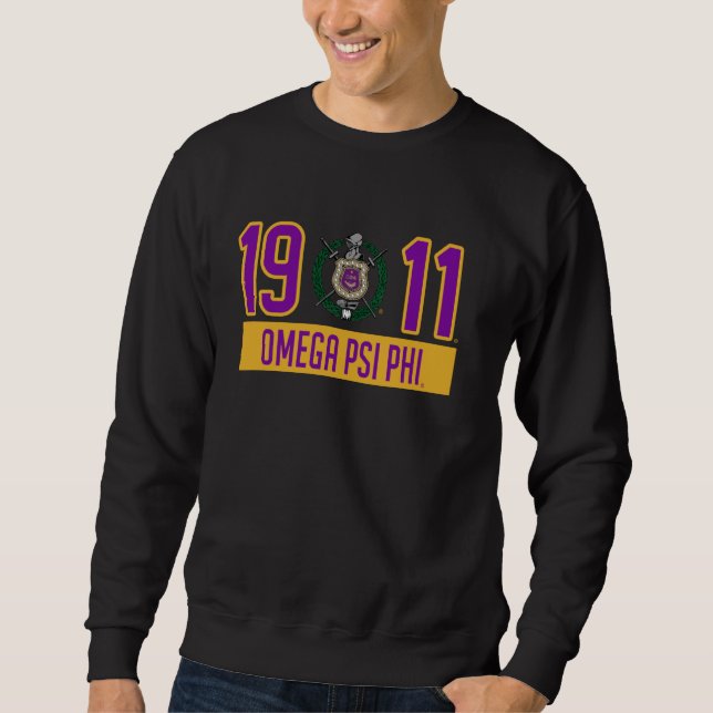 Omega Psi Phi Fraternity Paraphernalia, Omega Psi  Sweatshirt (Front)