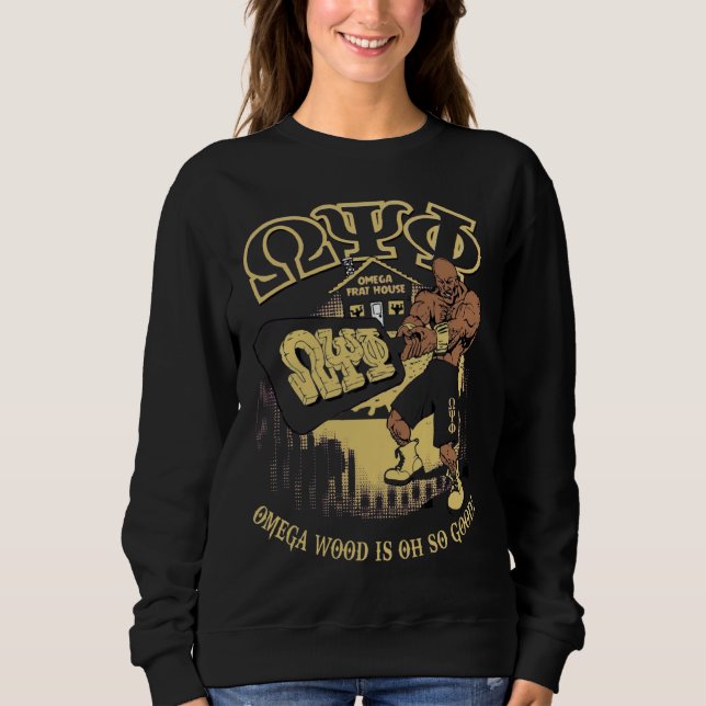 Omega Psi Phi Omegawood  Sweatshirt (Front)