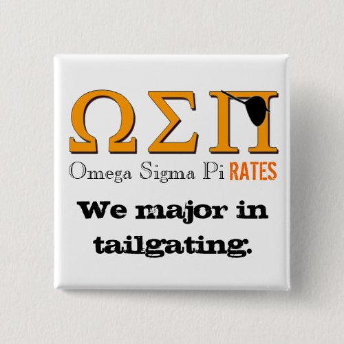 Omega Sigma Pirates Button