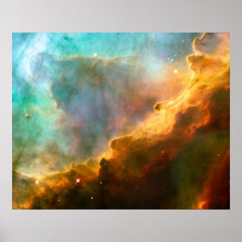 Omega Swan Nebula M17 Poster