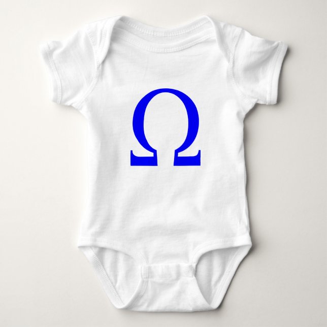 Omega Symbol Baby Bodysuit (Front)