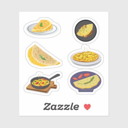 Omelet Stickers