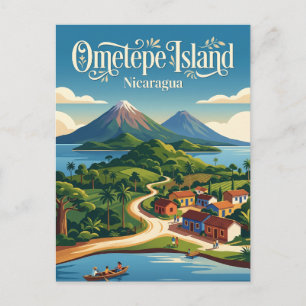 Ometepe Island Nicaragua Postcard
