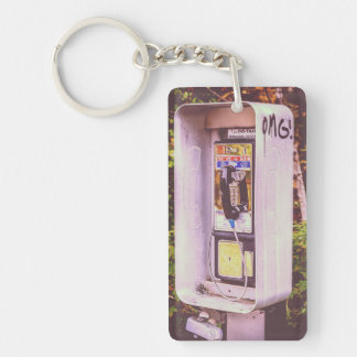 OMG! A Pay Phone Acrylic Keychain