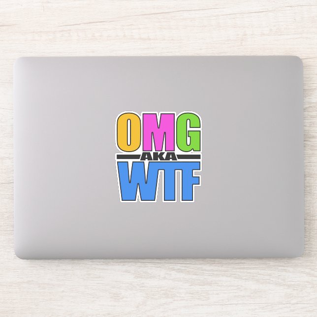 OMG aka WTF Sticker (Computer)
