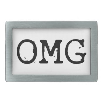 Omg Belt Buckle by ImGEEE at Zazzle