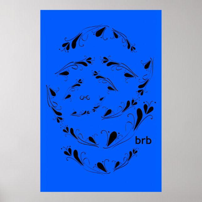 OMG! brb Poster (Front)